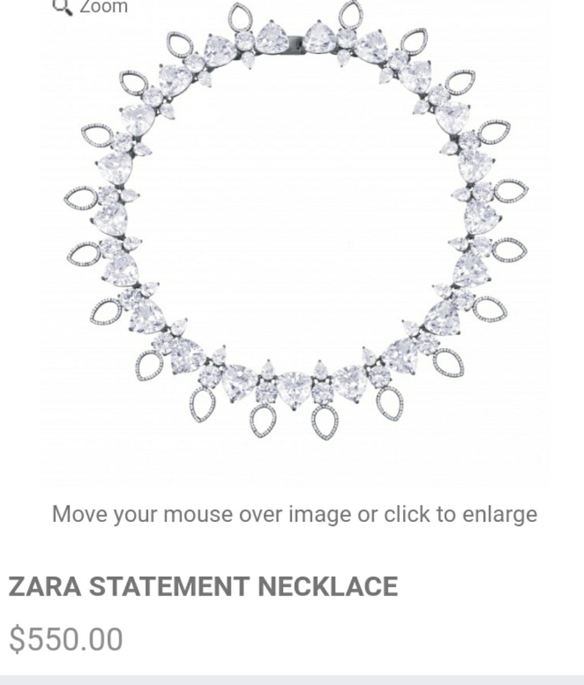 ISO NOir Zara statement necklace